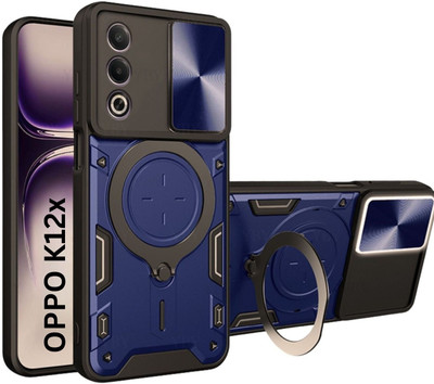Fablue Back Cover for OPPO K12x 5G(Blue, Rugged Armor, Pack of: 1)