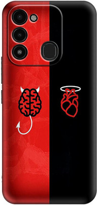 CLASSYPRINT Back Cover for Tecno Spark Go 2022, Tecno Spark 8C, Tecno Spark 9(Black)