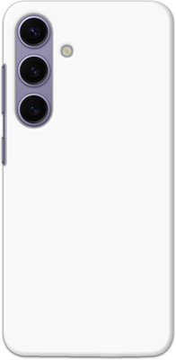 NDCOM Back Cover for Samsung Galaxy S24 Plus 5G Plain White Printed Hard Case(Multicolor, Hard Case, Pack of: 1)