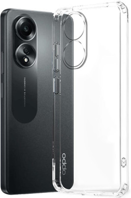 VRYHK Back Cover for OPPO A78 5g(White, Flexible, Silicon, Pack of: 1)