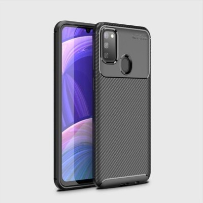 Phone Case Cover Back Cover for Samsung M30s(Black, Grip Case, Silicon, Pack of: 1)
