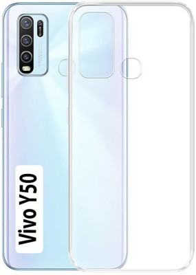 iCopertina Back Cover for Vivo Y50(Transparent, Flexible, Silicon, Pack of: 1)