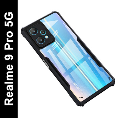 Zapcase Back Cover for Realme 9 Pro 5G(Black, Shock Proof, Pack of: 1)
