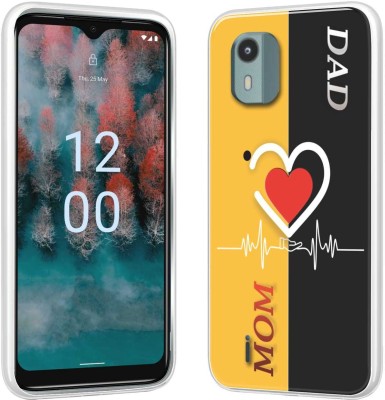 Vascase Back Cover for Nokia C12 Pro(Multicolor, Dual Protection, Silicon, Pack of: 1)