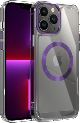 CaseMuse Back Cover for Apple Iphone 13 Pro Max(Purple, Shock Proof, Pack of: 1)