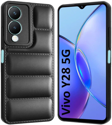 LENIENT Back Cover for Vivo Y28(Black, Shock Proof, Pack of: 1)