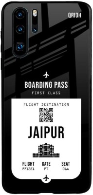 QRIOH Jaipur City Glass Back Cover for Glass Case for Huawei P30 Pro(Black, Grip Case, Pack of: 1)