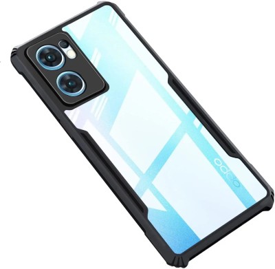 O2MG Back Cover for Redmi 11 Prime 5G(Black, Transparent, Shock Proof, Silicon, Pack of: 1)