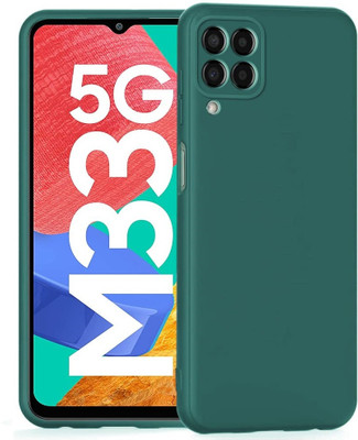 ZAMN Back Cover for SAMSUNG GALAXY M33 5G(Green, Silicon, Pack of: 1)