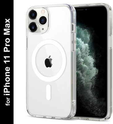 GLOBAL NOMAD Back Cover for Apple iPhone 11 Pro Max(Transparent, Magsafe, Pack of: 1)
