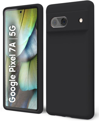 TRUEUPGRADE Back Cover for Google Pixel 7a(Black, Flexible, Silicon, Pack of: 1)