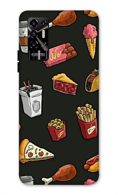 NDCOM Back Cover for Tecno POVA 2 Always Hungry Printed(Multicolor, Hard Case, Pack of: 1)