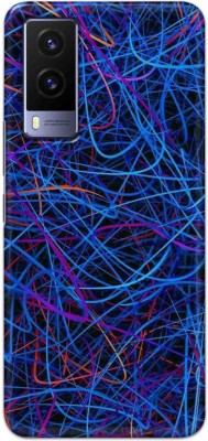 NDCOM Back Cover for Vivo V21e 5G Blue Pattern Printed(Multicolor, Hard Case, Pack of: 1)