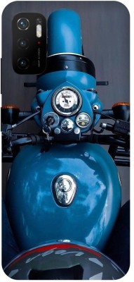 play fast Back Cover for POCO M3 Pro 5G, ROYAL, ENFIELD, BULLET, CLASSIC, BIKE, LOVER, RACER(Blue, Hard Case, Pack of: 1)