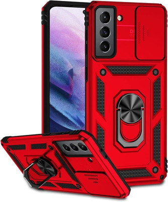 Elica Back Cover for Samsung Galaxy S21 FE 5G(Red, Hard Case, Pack of: 1)