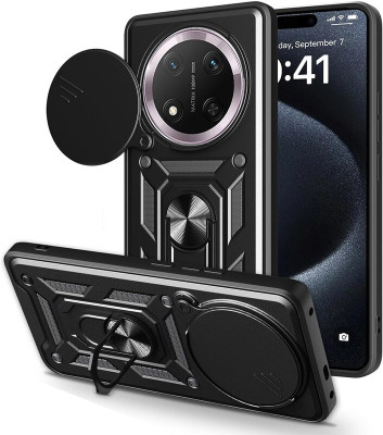 SmartPoint Back Cover for Honor X9c 5G(Black, Shock Proof, Pack of: 1)