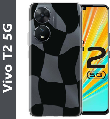Nainz Back Cover for Vivo T2 5G(Multicolor, Grip Case, Silicon, Pack of: 1)