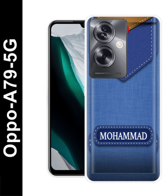 SARTOOLIYA Back Cover for OPPO A79 5G(Blue, Flexible, Silicon, Pack of: 1)