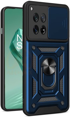 AelVouX Back Cover for OnePlus 12 5G(Blue, Ring Case, Pack of: 1)