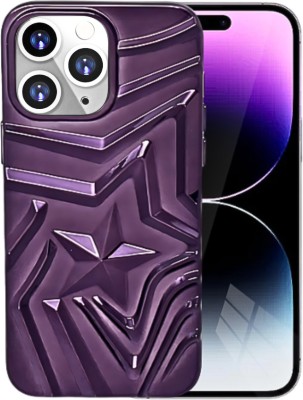 Cosmos joy Back Cover for 14 Pro Max 3d & 6d Star Back Case(Purple, 3D Case, Pack of: 1)