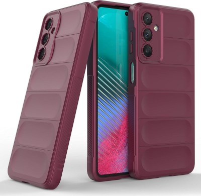 S-Softline Back Cover for Samsung Galaxy F54 5G, Solid Liquid Magic Case Shockproof Plain(Purple, Silicon, Pack of: 1)