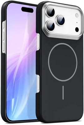 MILLION CASES Back Cover for iPhone 17 Pro Max Shadow Grip Mag Vault Case(Black, Shock Proof, Pack of: 1)