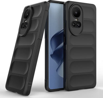 GLOBAL NOMAD Back Cover for OPPO Reno 10 Pro 5G(Black, Grip Case, Silicon, Pack of: 1)