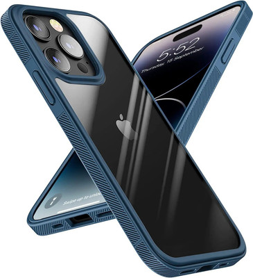 Egotude Back Cover for iPhone 14 ProMax(Blue, Pack of: 1)