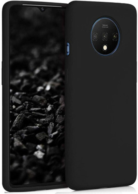 DMJHP Back Cover for OnePlus 7T(Black, Camera Bump Protector, Pack of: 1)