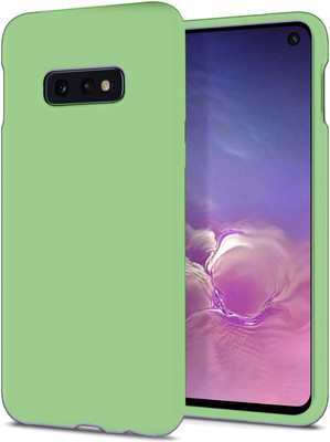 MOBILOVE Back Cover for SAMSUNG Galaxy S10e(Green, Shock Proof, Silicon, Pack of: 1)