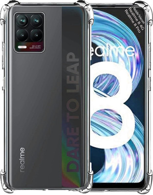 S-Softline Back Cover for Realme 8 4G(Transparent, Silicon, Pack of: 1)