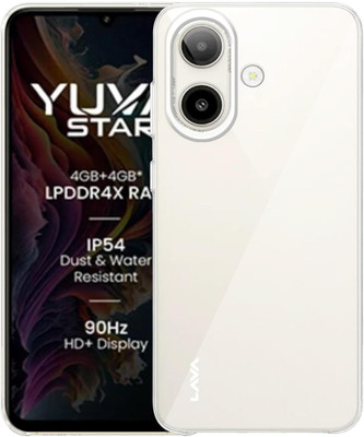 Casekart Back Cover for Lava Yuva Star 2 4G, Yuva Star 2 4G, Lava Bold N1 4G(Transparent, Camera Bump Protector, Pack of: 1)
