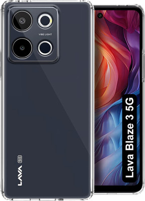 Flipkart SmartBuy Back Cover for Lava Blaze 3 5G(Transparent, Silicon)