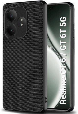 SUCH Back Cover for Back Cover for -realme GT 6T 5G-- (Anti burst, Black, Camera Bump Protector, Pack of: 1)(Black, Camera Bump Protector)