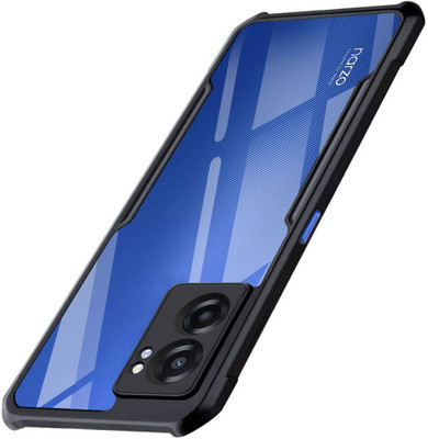 SnapStar Back Cover for Oppo K10 5G(Crystal-Clear Back Panel | Black TPU Bumper | Slim & Lightweight)(Black, Transparent, Shock Proof, Pack of: 1)