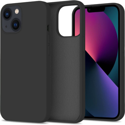 LAMIYANA Back Cover for Apple iPhone 14 Plus(Black, Flexible, Pack of: 1)