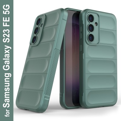 Zapcase Back Cover for Samsung Galaxy S23 FE 5G(Green, 3D Case, Silicon, Pack of: 1)