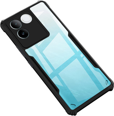GLOBAL NOMAD Back Cover for Vivo T2 Pro 5G(Black, Shock Proof, Pack of: 1)