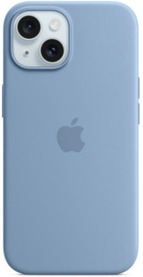 Celvas Back Cover for iPhone 15 Plus(Blue, Matte Finish, Silicon, Pack of: 1)