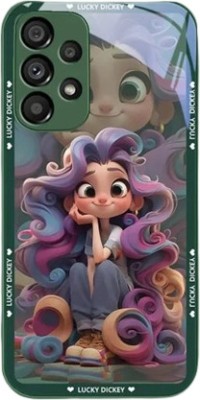 PEEPERLY Back Cover for Samsung Galaxy S24 Ultra Charming Cartoon Cute Girl Case(Green, Shock Proof, Pack of: 1)