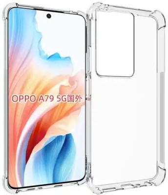 FITSMART Bumper Case for Oppo A79 5G(Transparent, Shock Proof, Silicon, Pack of: 1)
