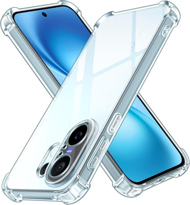 CLOYAAR Back Cover for Vivo V60 5G Silicon Transparent Case(Transparent, Camera Bump Protector, Silicon, Pack of: 1)