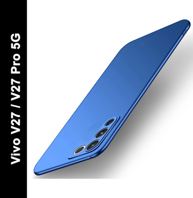 Micvir Back Cover for vivo V27 5G, Vivo V27 Pro 5G(Blue, Hard Case, Pack of: 1)