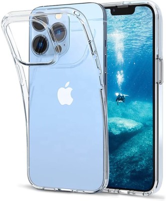 INSTYLE Back Cover for Apple iPhone 13 Pro Max(Transparent, Flexible, Silicon, Pack of: 1)