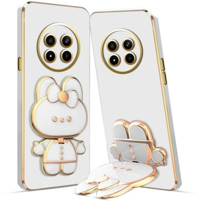 SYOTT Back Cover for REDMI Note 14 Pro 5G(White, Gold, Cases with Holder, Pack of: 1)