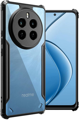 HyCase Back Cover for Realme P1 Pro 5G Hybrid Protection Ultimate silicon black Rubber TPU, IP7(Black, Camera Bump Protector, Pack of: 1)