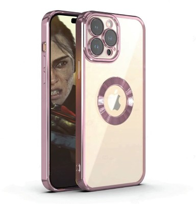 Vonqo Back Cover for Apple iPhone 12 Pro(Pink, Dual Protection, Silicon, Pack of: 1)