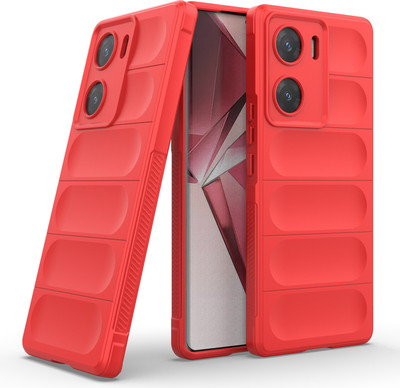 GLOBAL NOMAD Back Cover for Vivo V29e 5G(Red, 3D Case, Silicon, Pack of: 1)