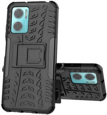 Accessories Kart Back Cover for Redmi 11 prime 5G,Redmi 11 prime 4G,Poco M4 5G,PocoM5 Dazzle tyre case with kick stand(Black, Shock Proof, Pack of: 1)