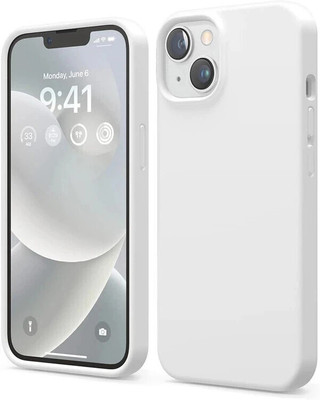 Infigo Back Cover for Apple iPhone 13 & Apple iPhone 14(White, Camera Bump Protector, Silicon, Pack of: 1)